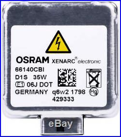 2X Osram D1S Lampe à Décharge de Gaz Xenon Phares 6000K Xenarc Cool Bleu Intense