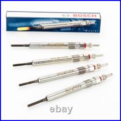 4x Préchauffage original Bosch Duraterm 0250403011 pour Alfa Romeo 159 Giulietta