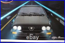 Affiche Originale Concession Alfa Romeo Gtv 2.0 Alfetta 1974-1987 Affiche Originale Concession Alfa Romeo Gtv 2.0 Alfetta 1974-1987