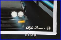 Affiche Originale Concession Alfa Romeo Gtv 2.0 Alfetta 1974-1987 Affiche Originale Concession Alfa Romeo Gtv 2.0 Alfetta 1974-1987