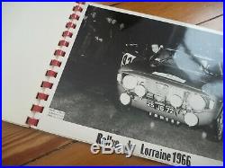 Album 10 PHOTOS Presse Originale 1966 ALFA ROMEO GIULIA GTA Rallye Lorraine