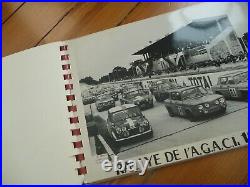 Album 11 PHOTOS Presse Originale 1967 ALFA ROMEO GIULIA GTA Rallye AGACI