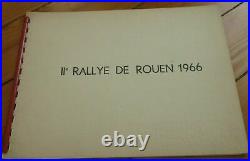 Album 6 PHOTOS Presse Originale 1966 ALFA ROMEO GIULIA GT SPRINT Rallye Rouen