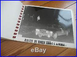 Album 6 PHOTOS Presse Originale 1966 ALFA ROMEO GIULIA GT SPRINT Rallye Touquet