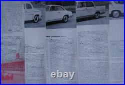 Alfa Romeo brochure depliants modelli anni 60 originale italiano/inglese