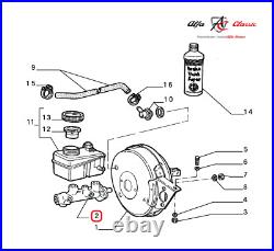 Bombe De Frein Originale Alfa Romeo Giulia / Spider / Alfetta Réf OEM 60714480 Bombe De Frein Originale Alfa Romeo Giulia / Spider / Alfetta Réf OEM 60714480
