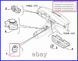 Bouton Commande Volume- Alfa Romeo Stelvio Giulia Original