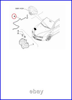Câble Électrique Pour Trombe Klaxon ALFA ROMEO 159 BRERA ORIGINALE 50504430