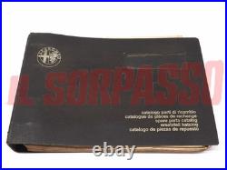 Catalogue Pièces Carrosserie Mécanique ALFA ROMEO ALFA SUD TI 1 Série Originale