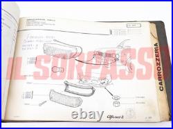 Catalogue Pièces Carrosserie Mécanique ALFA ROMEO ALFA SUD TI 1 Série Originale