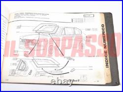 Catalogue Pièces Carrosserie Mécanique ALFA ROMEO ALFA SUD TI 1 Série Originale
