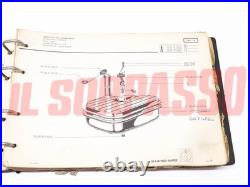 Catalogue Pièces Carrosserie Mécanique Alfa Romeo Giulia 1300 Super Originale