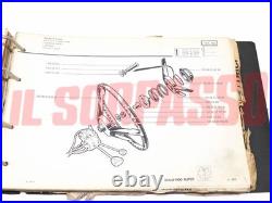 Catalogue Pièces Carrosserie Mécanique Alfa Romeo Giulia 1300 Super Originale