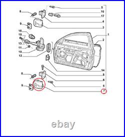 Charnière De Porte Latérale Ant/Post Alfa Romeo 147 GT Originale 46556790