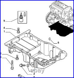 Coupe D'Huile Originale Alfa Romeo 159 Brera Spider 1,9 2,2 JTS BZ OE 55193668 Coupe D'Huile Originale Alfa Romeo 159 Brera Spider 1,9 2,2 JTS BZ OE 55193668