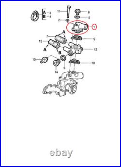 Couvercle Pompe À Eau Alfa Romeo 164 Original 60552314