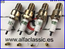 Ensemble De 4 Bougies Originales Alfa Romeo Golden Lodge 25HL Réf OEM 60504563 Ensemble De 4 Bougies Originales Alfa Romeo Golden Lodge 25HL Réf OEM 60504563