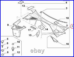 Grille De Garniture Avant Originale ALFA ROMEO Giulia 156155146