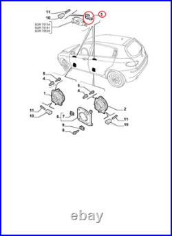 Haut-Parleur Pour Autoradio ALFA ROMEO 147 GT ORIGINAL 51721953