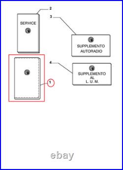 Housse Livret De Bord ALFA ROMEO 159 MITO SPIDER ORIGINALE 50501155