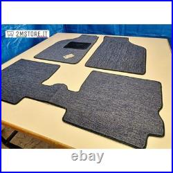Jeu De Tapis En Velours Bleu Paolini Originale Pour Alfa Romeo Alfasud III 1980