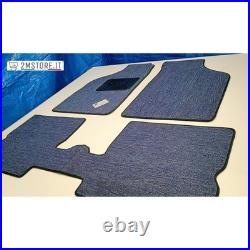 Jeu De Tapis En Velours Bleu Paolini Originale Pour Alfa Romeo Alfasud III 1980