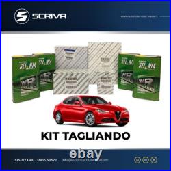 Kit De Filtre Original + 4L D'Huile Selenia Alfa Romeo Giulia Stelvio 2.2 D