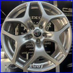 Kit N4 Jante En Alliage Originale Alfa Romeo Giulia De 18 156131448 Avec TPMS