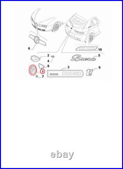 Logo Fregio Arrière Alfa Romeo Brera Spider Original 50508182