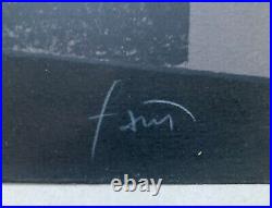 Lucio Fanti lithographie encadrée La chaise signée numérotée Alfa Roméo 1982 Lucio Fanti lithographie encadrée La chaise signée numérotée Alfa Roméo 1982