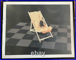 Lucio Fanti lithographie encadrée La chaise signée numérotée Alfa Roméo 1982 Lucio Fanti lithographie encadrée La chaise signée numérotée Alfa Roméo 1982