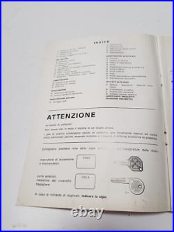 Manuel D'Uso Et De Maintenance Alfa Romeo Giulia Super 1.3 1.6 Neuf Original 72