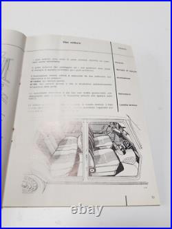 Manuel D'Uso Et De Maintenance Alfa Romeo Giulia Super 1.3 1.6 Neuf Original 72