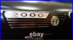 ORIGINAL car radio ornament delete plate Euro specs Alfa 2000 Touring