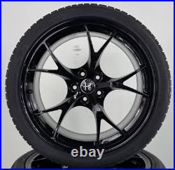 Original Alfa Romeo Giulia 19 Pouces Léger Jantes Roues Pneus D'Été 653