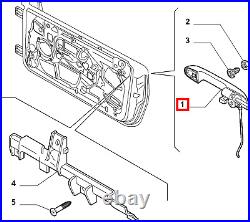 Poignée De Porte Avant Gauche Originale ALFA ROMEO GT 156073277