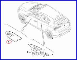 Pulsantiera Interrupteurs Leve Vitres Originale Alfa Romeo Giulietta 156106393
