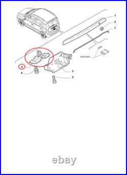 Reçu Lock Arrière FIAT PANDA ALFA ROMEO 159 ORIGINALE 50507247