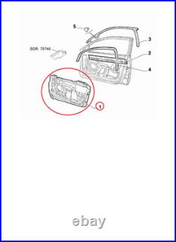 Réparation De La Porte Latérale Avant Gauche ALFA ROMEO 147 ORIGINALE 46844790