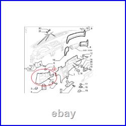 Revêtement Embellissement Tableau de Bord Porte Instruments SX Alfa 145 Original