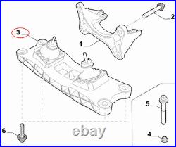 Support de Boîte de Vitesses Avant Alfa Romeo Giulia Original 50546184 Aluminium
