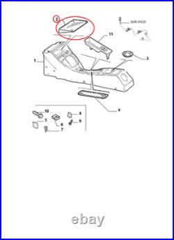 Tapis Console Porte-Instruments Alfa Romeo 147 Original 71739960