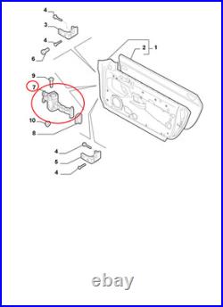 Tirant D'Arrêt De Porte Avant Alfa Romeo Brera Spider Original 50505401