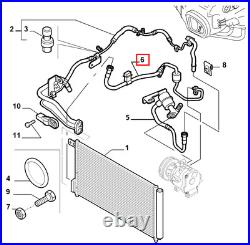 Tuyau Flexible Air Conditionné Original Alfa Romeo Mito 50521504
